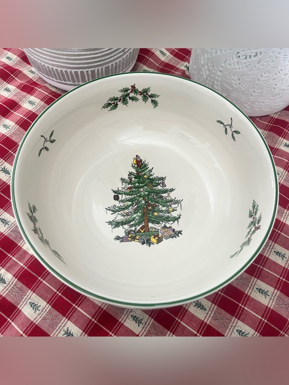 Spode Christmas Tree 7” Individual Bowl EUC